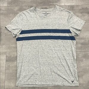 Extra large XL , American Eagle pocket T-shirt with stripes